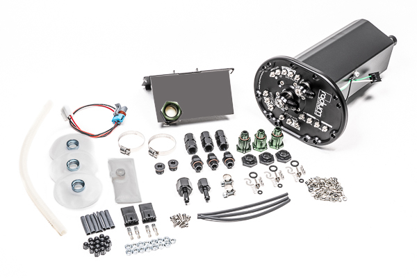 Radium Engineering — Radium Engineering Mazda RX7 FD Fuel Hanger Surge Tank Ti Automotive E5LM - Pumps Not Included - view 3